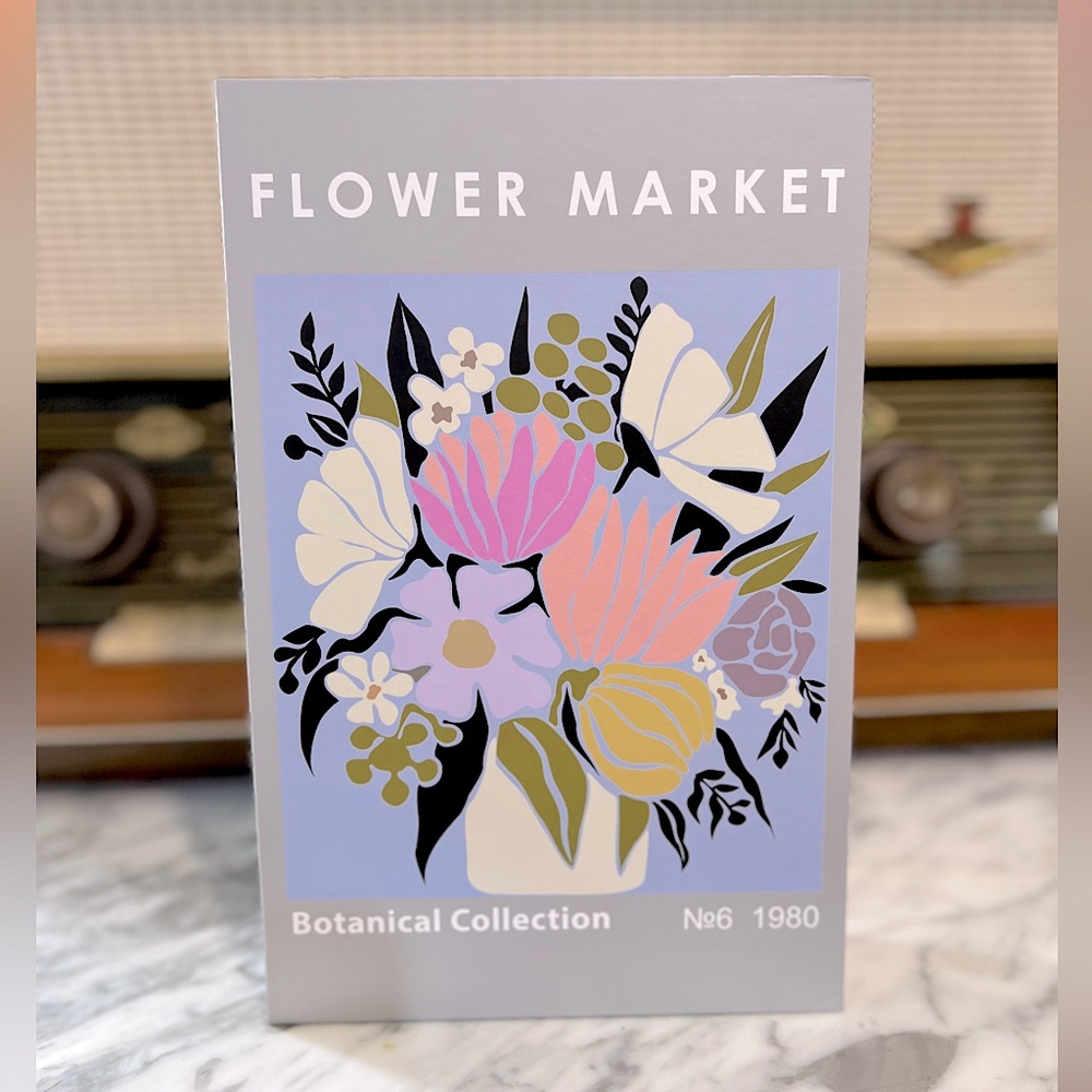 ✨NEW🌼Target Bullseye Playground 2024 Spring Grey Flower Market Book Box📚